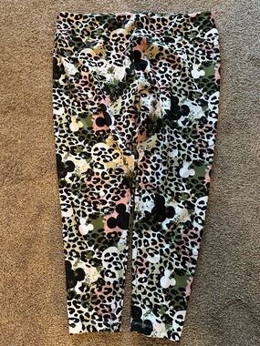 Women’s Leopard & Camo Print Leggings - Pink, Green, Black